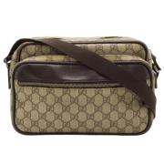 Pre-owned Canvas gucci-bags Gucci Vintage , Beige , Dames