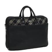 Pre-owned Nylon briefcases Burberry Vintage , Black , Dames