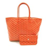 Pre-owned Plastic totes Goyard Vintage , Orange , Dames