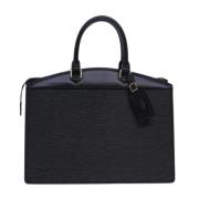 Pre-owned Leather louis-vuitton-bags Louis Vuitton Vintage , Black , D...