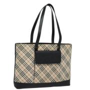 Pre-owned Canvas totes Burberry Vintage , Beige , Dames