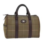 Pre-owned Canvas travel-bags Burberry Vintage , Beige , Dames