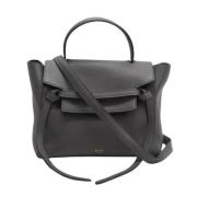 Pre-owned Leather celine-bags Celine Vintage , Gray , Dames