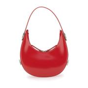 Rode Hobo Handtas met Verstelbaar Handvat Osoi , Red , Dames