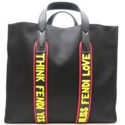 Pre-owned Fabric totes Fendi Vintage , Black , Dames