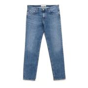 Slim-Fit 5 Pocket Jeans Jeanerica , Blue , Heren