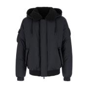 Zwarte Bruce Bomber Jas Moose Knuckles , Black , Heren