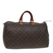 Pre-owned Canvas handbags Louis Vuitton Vintage , Brown , Dames