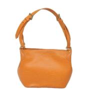 Pre-owned Leather louis-vuitton-bags Louis Vuitton Vintage , Orange , ...