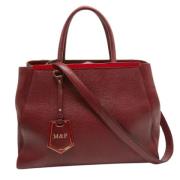 Pre-owned Leather totes Fendi Vintage , Red , Dames