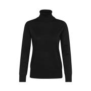 Zwarte Milasz Rollneck Trui Saint Tropez , Black , Dames