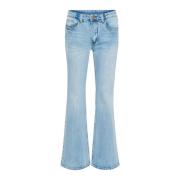 Bootcut High Waist Jeans Light Blue My Essential Wardrobe , Blue , Dam...