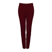 Slim Fit Elegante Broek Liu Jo , Red , Dames