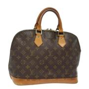 Pre-owned Canvas handbags Louis Vuitton Vintage , Brown , Dames