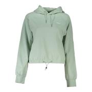 Groene hoodie met borduurwerk Fila , Green , Dames