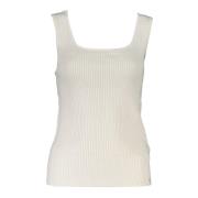 Wijde Band Tank Top Wit Tommy Hilfiger , White , Dames