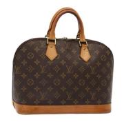 Pre-owned Canvas handbags Louis Vuitton Vintage , Brown , Dames