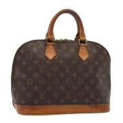 Pre-owned Canvas handbags Louis Vuitton Vintage , Brown , Dames