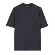 Zachte Blauwe Katoenen T-shirt Loro Piana , Blue , Heren