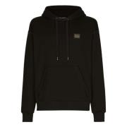 Zwarte Sweaters met Capuchon Dolce & Gabbana , Black , Heren