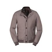 Iridescent Taffeta Bomber Jacket Moorer , Brown , Heren