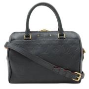 Pre-owned Leather louis-vuitton-bags Louis Vuitton Vintage , Black , D...