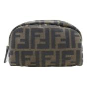 Pre-owned Canvas clutches Fendi Vintage , Brown , Dames