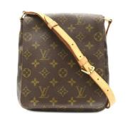 Pre-owned Canvas shoulder-bags Louis Vuitton Vintage , Brown , Dames