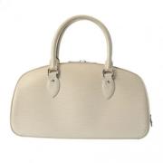 Pre-owned Leather louis-vuitton-bags Louis Vuitton Vintage , White , D...