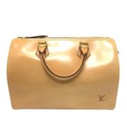 Pre-owned Leather louis-vuitton-bags Louis Vuitton Vintage , Beige , D...