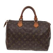 Pre-owned Canvas louis-vuitton-bags Louis Vuitton Vintage , Brown , Da...