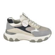 Platte schoenen voor vrouwen Hogan , Gray , Dames