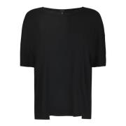 Zwarte T-shirts en Polos R13 , Black , Dames