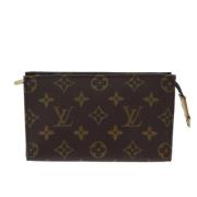 Pre-owned Canvas clutches Louis Vuitton Vintage , Brown , Dames