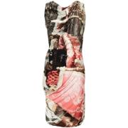 Multicolor Asymmetrisch Ontwerp Fotoprint Jurk Vivienne Westwood , Mul...