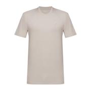 Logo Patched TShirt - Beige Guess , Beige , Heren