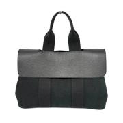 Pre-owned Canvas handbags Hermès Vintage , Black , Heren