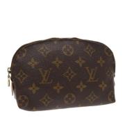 Pre-owned Canvas pouches Louis Vuitton Vintage , Brown , Dames