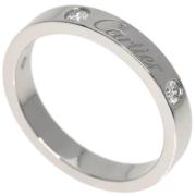 Pre-owned Platinum rings Cartier Vintage , Gray , Dames