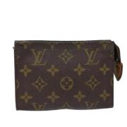 Pre-owned Canvas pouches Louis Vuitton Vintage , Brown , Dames