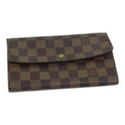 Pre-owned Canvas wallets Louis Vuitton Vintage , Brown , Dames