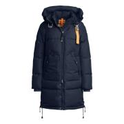 Long Bear Down Jacket Parajumpers , Blue , Dames