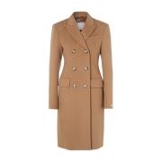 Kameelwollen Jas Morgana Stijl Sportmax , Brown , Dames