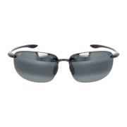 Ronde Metalen Zonnebril Ho'okipa Maui Jim , Black , Unisex