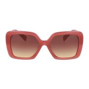 Zonnebril met Onregelmatige Vorm Miu Miu , Red , Unisex