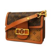 Pre-owned Canvas louis-vuitton-bags Louis Vuitton Vintage , Brown , Da...