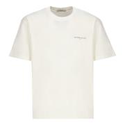 Wit Katoenen T-shirt met Bedrukt Logo IH NOM UH NIT , White , Heren