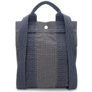 Pre-owned Canvas backpacks Hermès Vintage , Gray , Dames