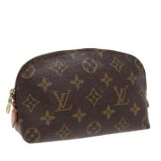 Pre-owned Canvas pouches Louis Vuitton Vintage , Brown , Dames