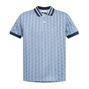 Polo met monogram Lacoste , Blue , Heren